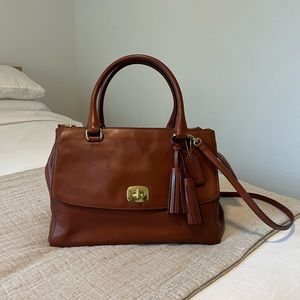 COACH Pinnacle Harper Triple Zipper Satchel🤎🍂